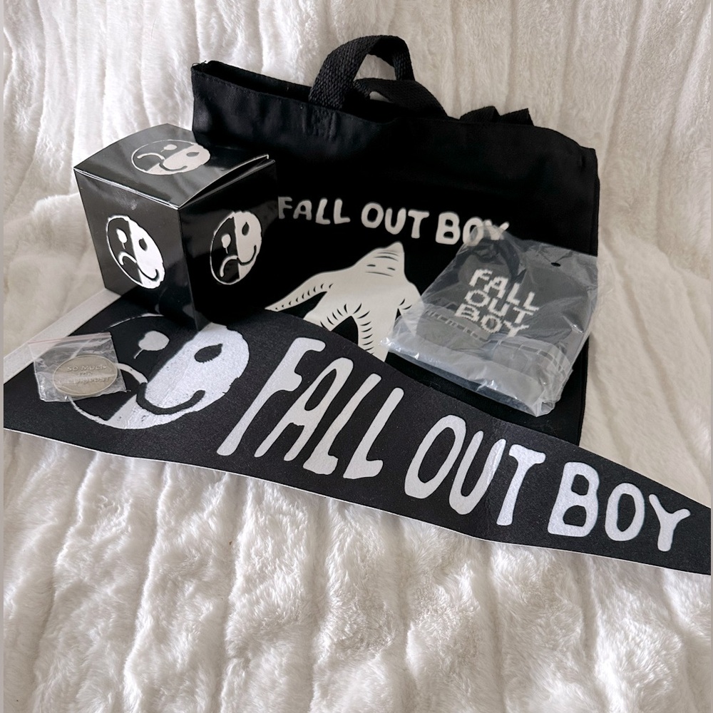 Fallout Boy VIP Swag from 2024 Tour